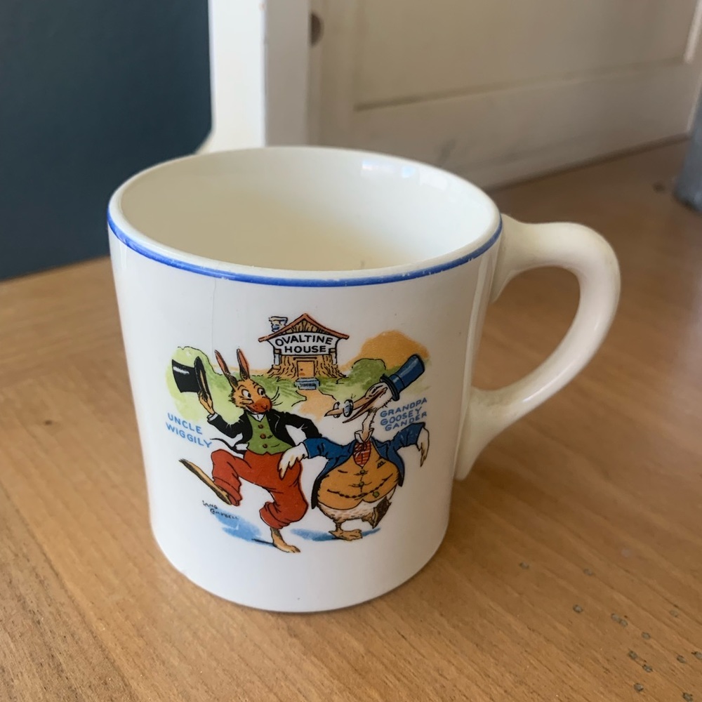 Childs Uncle Wiggley cup. Copyright 1924
